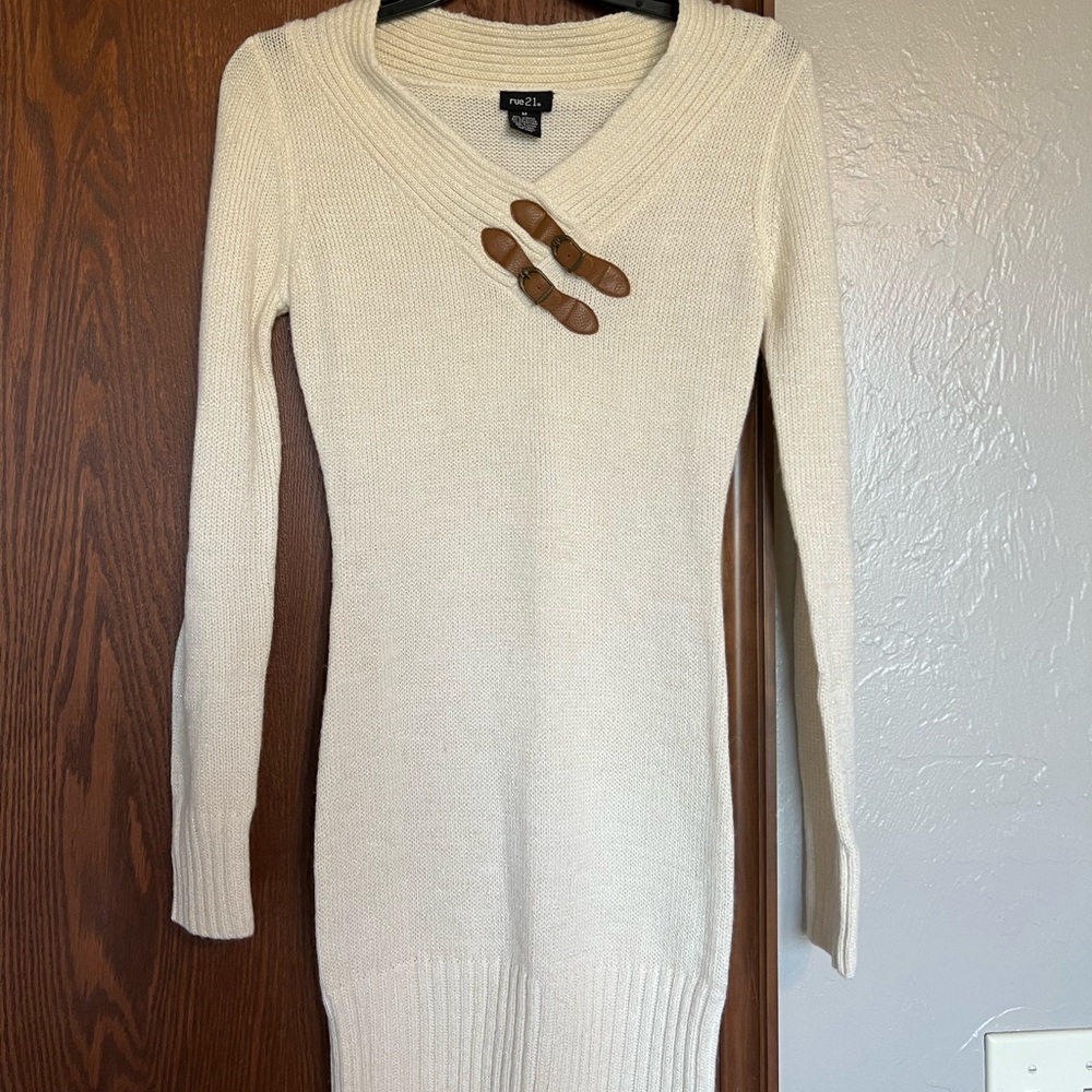 Fitted Sweater Dress